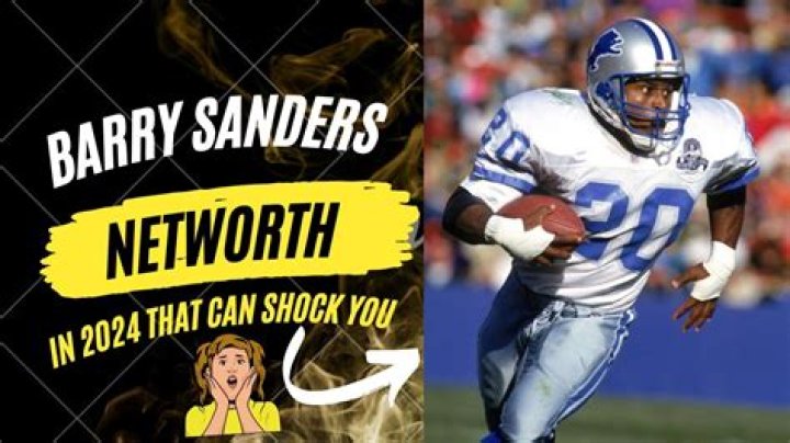 Barry Sanders' Impressive Net Worth